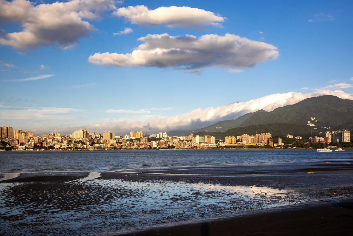八里左岸夕陽(圖片來源:新北市觀光旅遊網